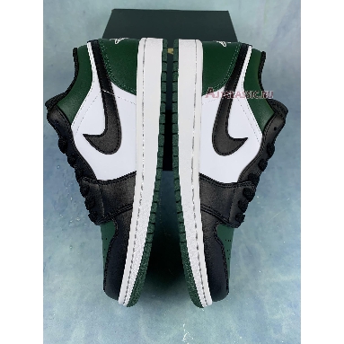 Air Jordan 1 Low Green Toe 553558-371-2 Noble Green/Pollen/White/Black Sneakers