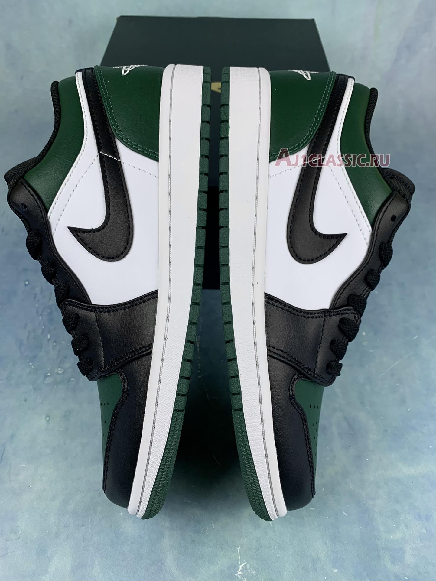 New Air Jordan 1 Low "Green Toe" 553558-371-2 Shoes