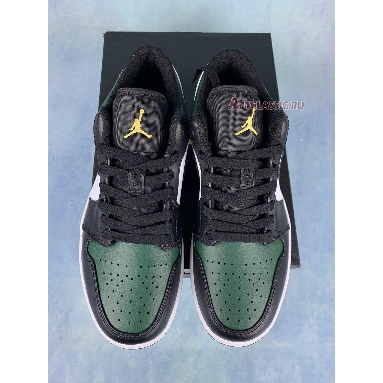 Air Jordan 1 Low Green Toe 553558-371-2 Noble Green/Pollen/White/Black Sneakers