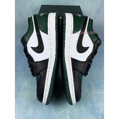 Air Jordan 1 Low Green Toe 553558-371-2 Noble Green/Pollen/White/Black Sneakers