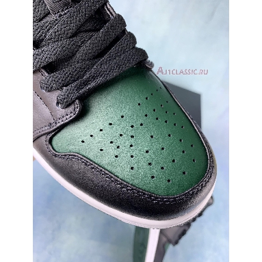 Air Jordan 1 Low Green Toe 553558-371-2 Noble Green/Pollen/White/Black Sneakers