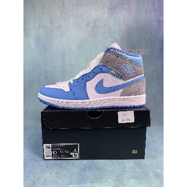 Air Jordan 1 Mid SE University Blue DX9276-100 White/Wolf Grey/University Blue Sneakers