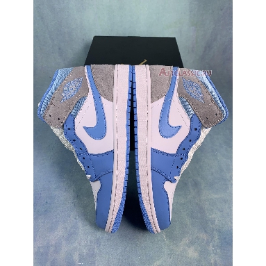 Air Jordan 1 Mid SE University Blue DX9276-100 White/Wolf Grey/University Blue Sneakers