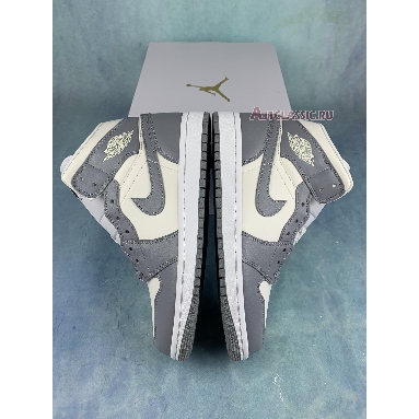 Air Jordan 1 Mid Stealth BQ6472-115 Sail/Stealth/White Mens Womens Shoes