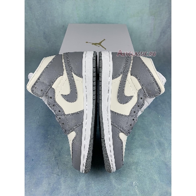 Air Jordan 1 Mid Stealth BQ6472-115 Sail/Stealth/White Mens Womens Shoes