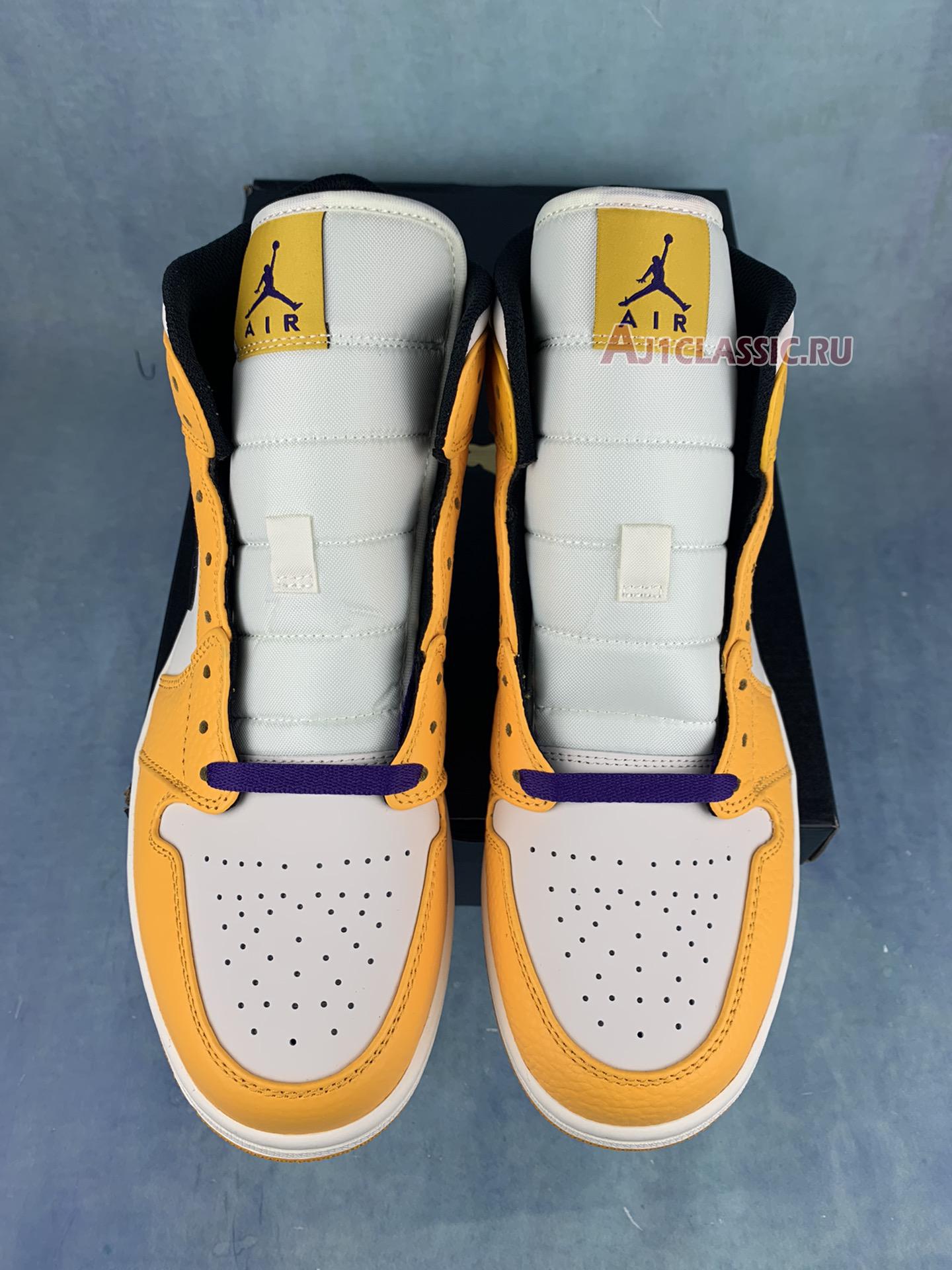 New Air Jordan 1 Mid GS "Lakers" BQ6931-700 Shoes