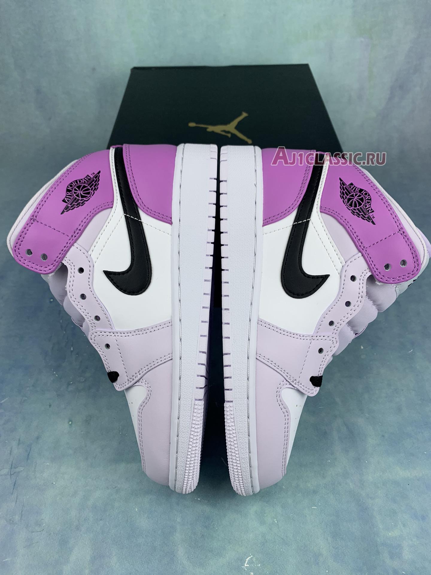 New Air Jordan 1 Mid GS "Barely Grape" DQ8423-501 Shoes