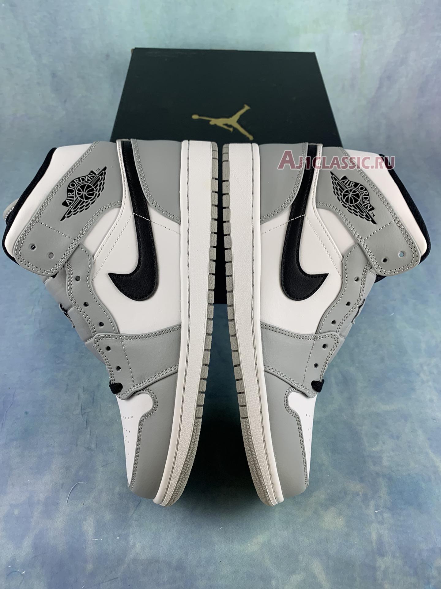 New Air Jordan 1 Mid "Smoke Grey" 554724-092-2 Shoes