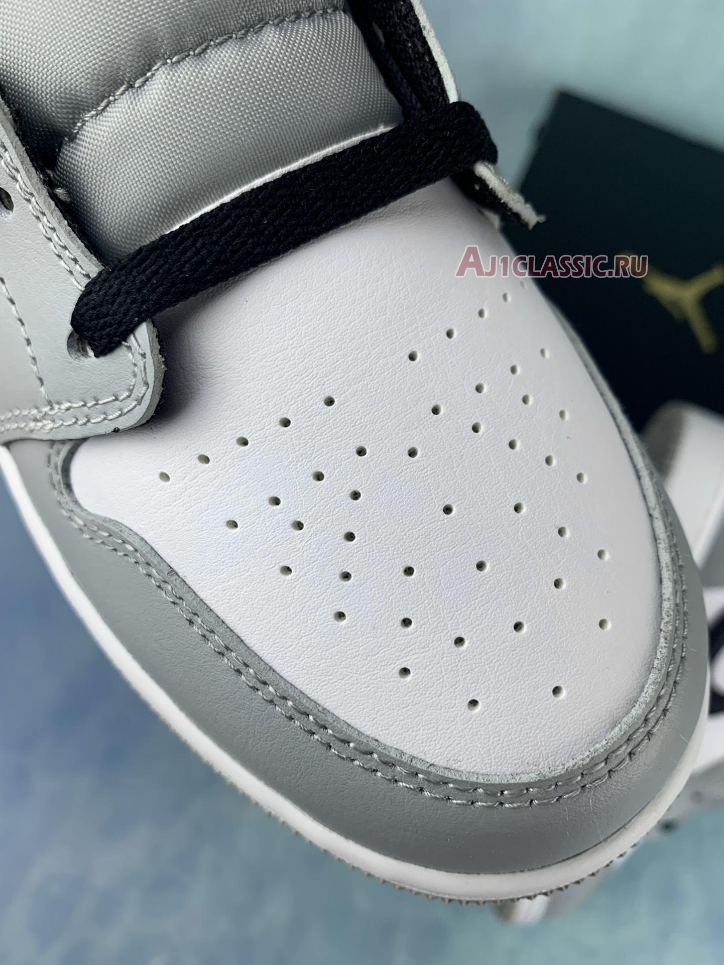 Air Jordan 1 Mid GS "Light Smoke Grey" 554725-092