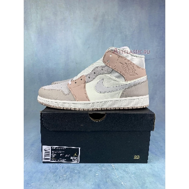 Air Jordan 1 Mid Milan CV3044-100-3 Sail/Light Bone-String-Shimmer Sneakers