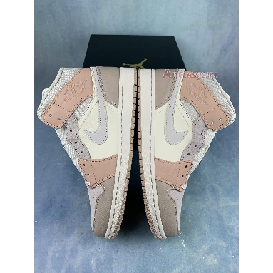 Air Jordan 1 Mid Milan CV3044-100-3 Sail/Light Bone-String-Shimmer Sneakers