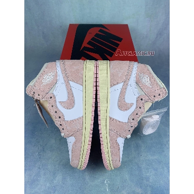 Wmns Air Jordan 1 Retro High OG Washed Pink FD2596-600 Atmosphere/White-Muslin-Sail Mens Womens Shoes