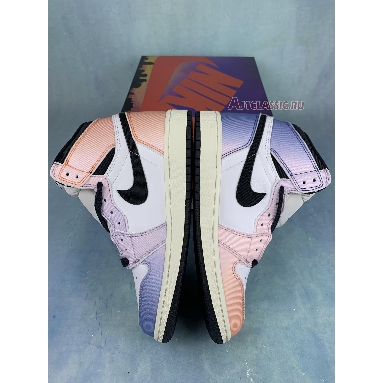 Air Jordan 1 Retro High OG Skyline DX0054-805 Vivid Orange/Black/Iced Lilac/True Blue/Sail Sneakers