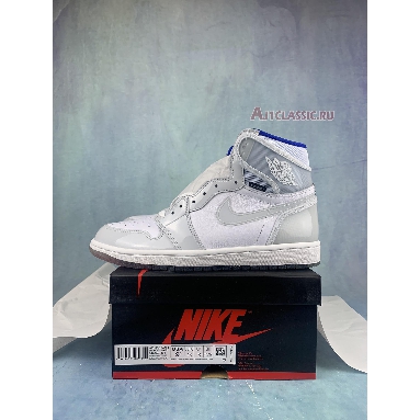 Air Jordan 1 High Zoom Racer Blue CK6637-104-2 White/Racer Blue/White Sneakers