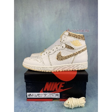 Air Jordan 1 Retro High OG Craft - Vibrations of Naija FD8631-100 Sail/Pale Vanilla/Black Sneakers