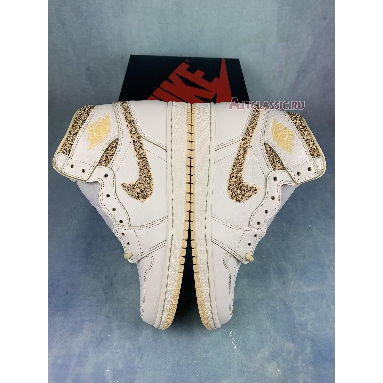 Air Jordan 1 Retro High OG Craft - Vibrations of Naija FD8631-100 Sail/Pale Vanilla/Black Sneakers