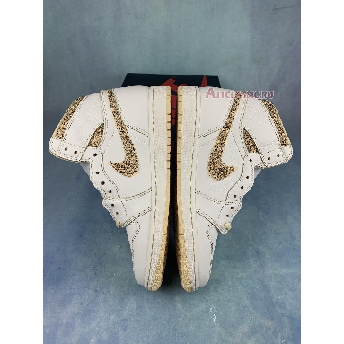 Air Jordan 1 Retro High OG Craft - Vibrations of Naija FD8631-100 Sail/Pale Vanilla/Black Sneakers