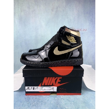 Air Jordan 1 Retro High OG Black Metallic Gold 555088-032 Black/Black/Metallic Gold Sneakers