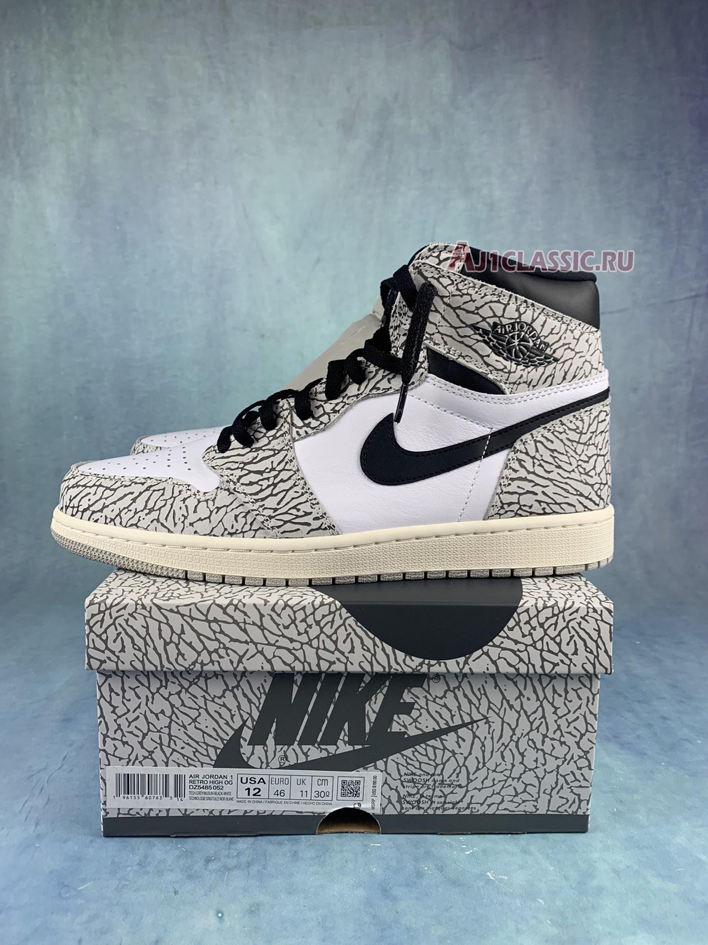 New Air Jordan 1 Retro High OG "White Cement" DZ5485-052 Shoes