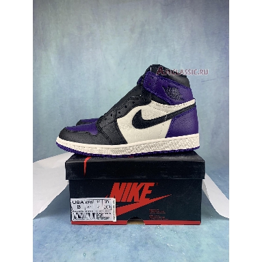 Air Jordan 1 Retro High OG Court Purple 555088-501-3 Court Purple/Sail-Black Sneakers