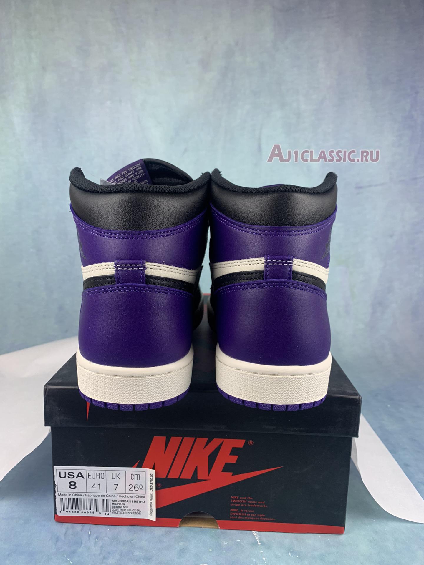 Air Jordan 1 Retro High OG "Court Purple" 555088-501-3