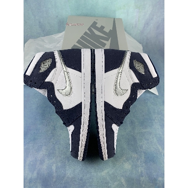 Air Jordan 1 Retro High CO.JP Midnight Navy DC1788-100-2 White/Midnight Navy/Metallic Silver Sneakers