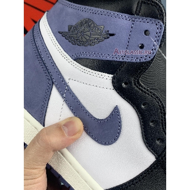 Air Jordan 1 Retro High Blue Moon 555088-115-3 Summit White/Blue Moon-Black Mens Womens Shoes