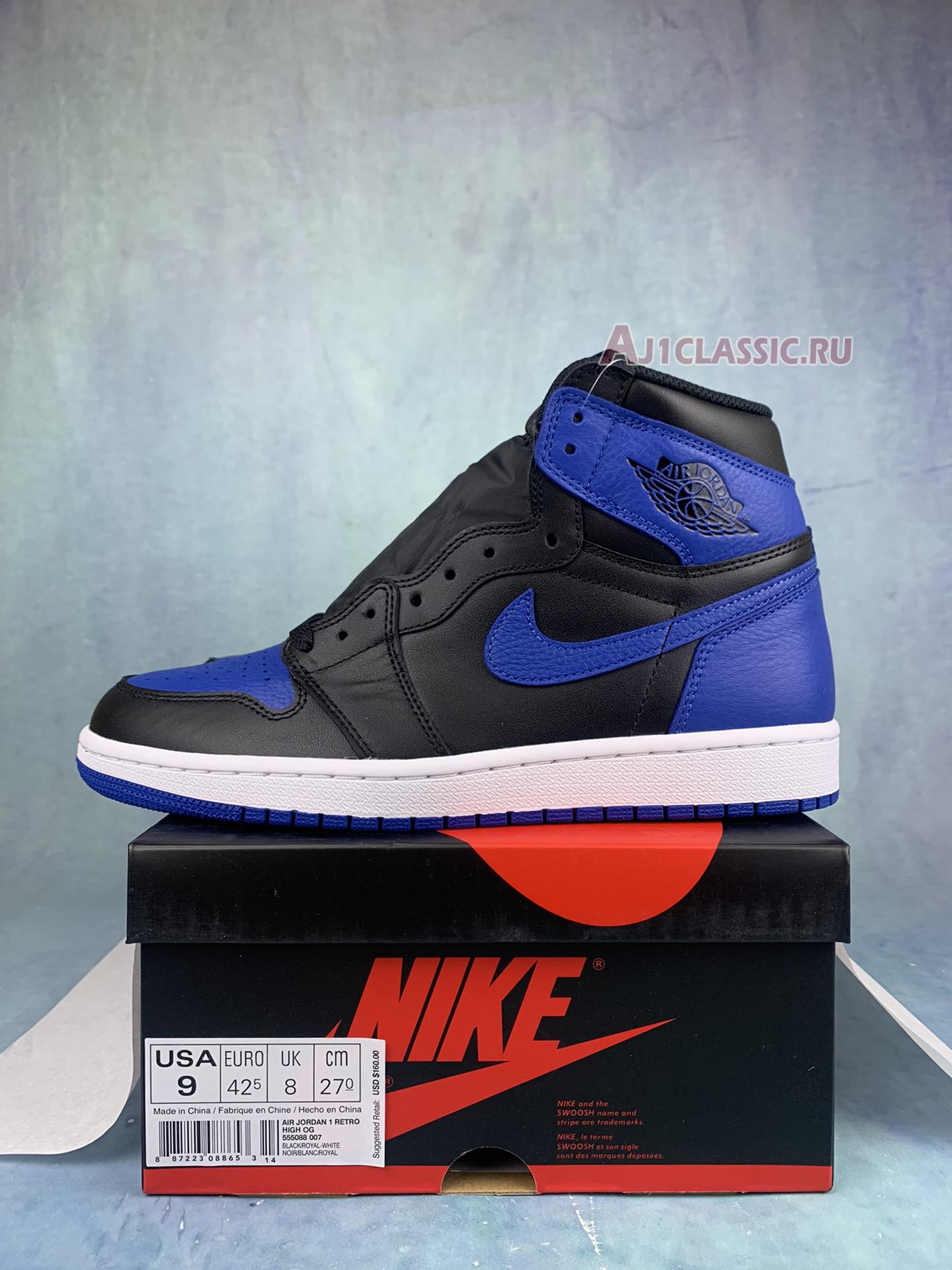 New Air Jordan 1 Retro High OG "Royal" 555088-007-2 Shoes