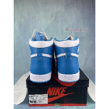 Air Jordan 1 Retro High OG UNC 555088-117-2 White/Dark Powder Blue Mens Womens Shoes