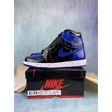 Air Jordan 1 Retro High OG Patent Royal 555088-404-2 Patent Royal Blue/Black/White Sneakers