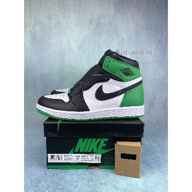 Air Jordan 1 Retro High OG Lucky Green DZ5485-031 Black/Lucky Green-White Mens Womens Shoes