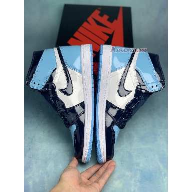 Air Jordan 1 Retro High OG Blue Chill CD0461-401-2 Obsidian/Blue Chill-White Sneakers