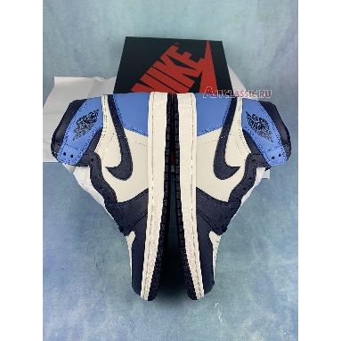 Air Jordan 1 Retro High OG Obsidian 555088-140-2 Sail/Obsidian/University Blue Sneakers