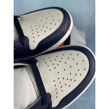 Air Jordan 1 Retro High OG Obsidian 555088-140-2 Sail/Obsidian/University Blue Mens Womens Shoes