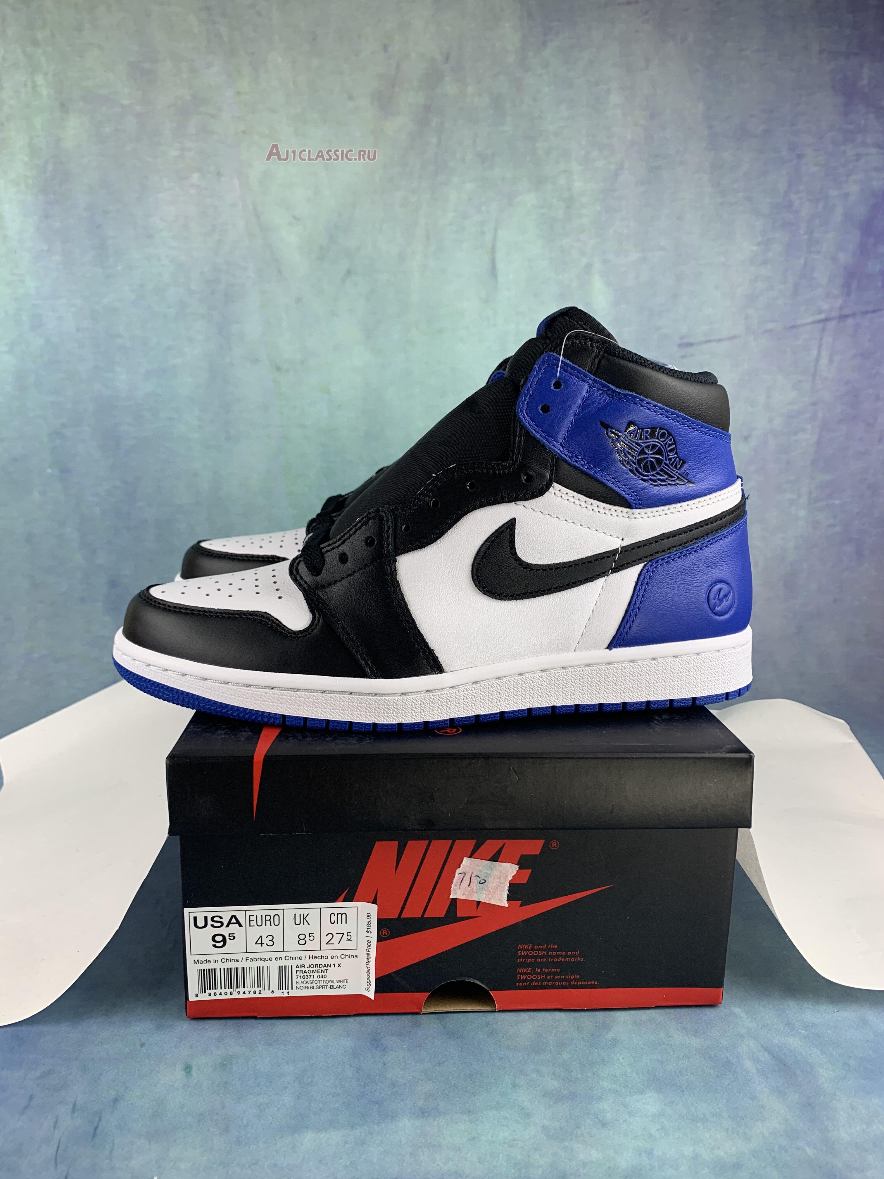 New Fragment Design x Air Jordan 1 Retro High OG 716371-040-2 Shoes