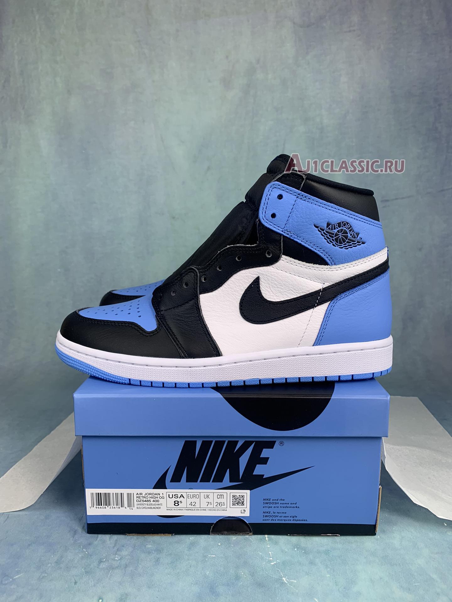 New Air Jordan 1 Retro High OG "UNC Toe" DZ5485-400 Shoes