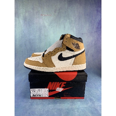 Air Jordan 1 Retro High OG Rookie of the Year 555088-700-2 Gold Harvest/Black-Sail Sneakers