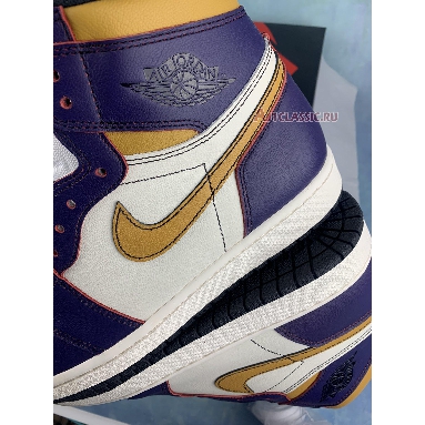 Nike SB x Air Jordan 1 LA to Chicago CD6578-507-2 Court Purple/Sail-University Gold-Black Mens Womens Shoes