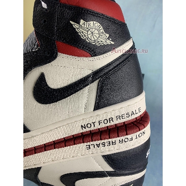 Air Jordan 1 Retro High OG Not For Resale 861428-106-3 Sail/Black-Varsity Red Sneakers