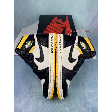 Air Jordan 1 Retro High OG NRG Not For Resale 861428-107-2 Sail/Black-Varsity Maize Sneakers