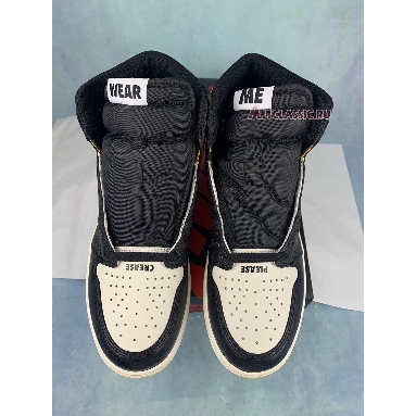 Air Jordan 1 Retro High OG NRG Not For Resale 861428-107-2 Sail/Black-Varsity Maize Mens Womens Shoes