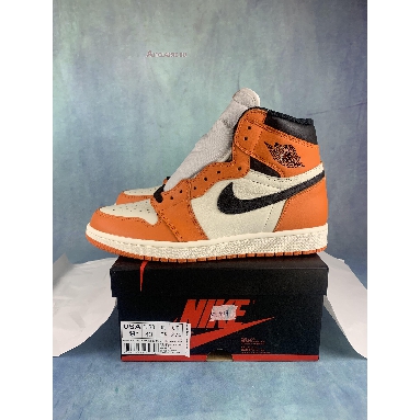 Air Jordan 1 Retro High OG Shattered Backboard Away 555088-113-2 Sail/Black-Starfish Sneakers