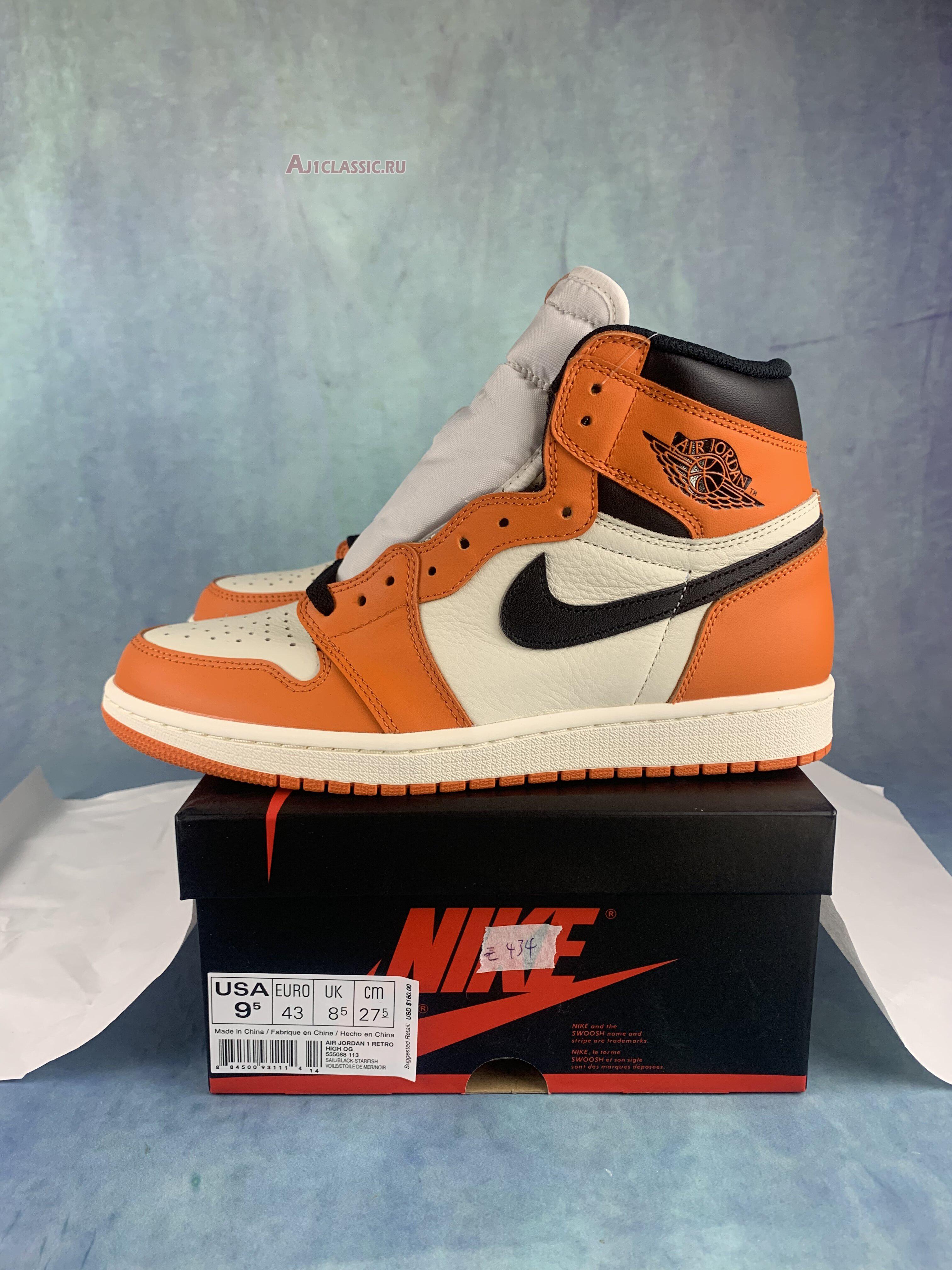 New Air Jordan 1 Retro High OG "Shattered Backboard Away" 555088-113-2 Shoes