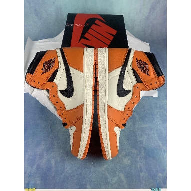 Air Jordan 1 Retro High OG Shattered Backboard Away 555088-113-2 Sail/Black-Starfish Sneakers