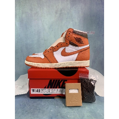 Air Jordan 1 High OG Starfish DO9369-101-2 White/Starfish/Cacao Wow/Sail Mens Womens Shoes