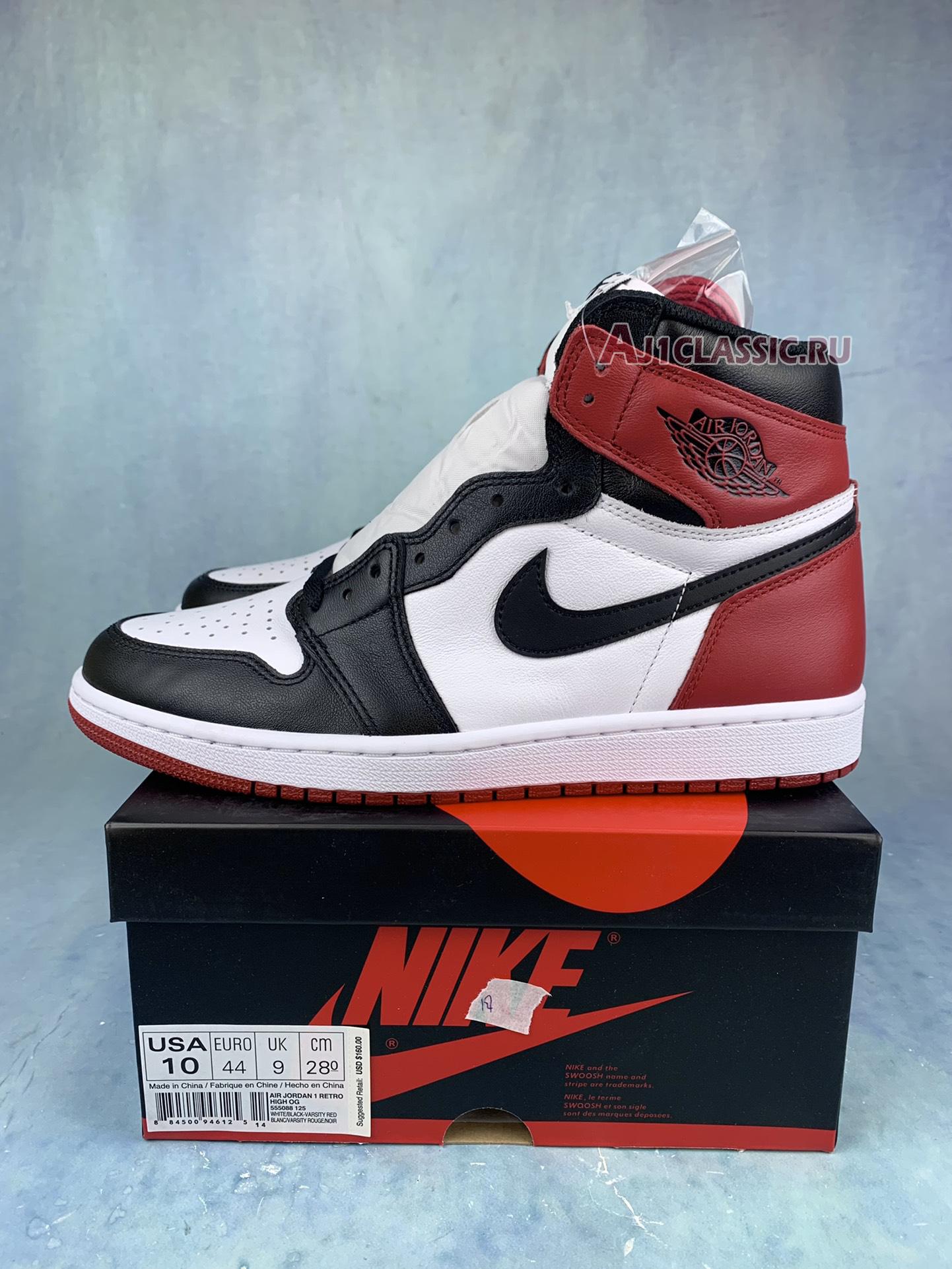 Air Jordan 1 Retro High OG "Black Toe" 555088-125-3