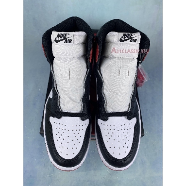 Air Jordan 1 Retro High OG Black Toe 555088-125-3 Black/White-Varsity Red Mens Womens Shoes