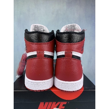 Air Jordan 1 Retro High OG Black Toe 555088-125-3 Black/White-Varsity Red Mens Womens Shoes