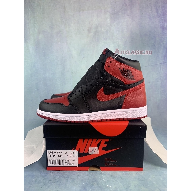 Air Jordan 1 Retro High OG Banned 555088-001-2 Black/Varsity Red-White Sneakers