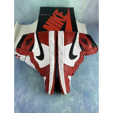 Air Jordan 1 Retro High OG Chicago 555088-101-2 White/Black/Varsity Red Mens Womens Shoes